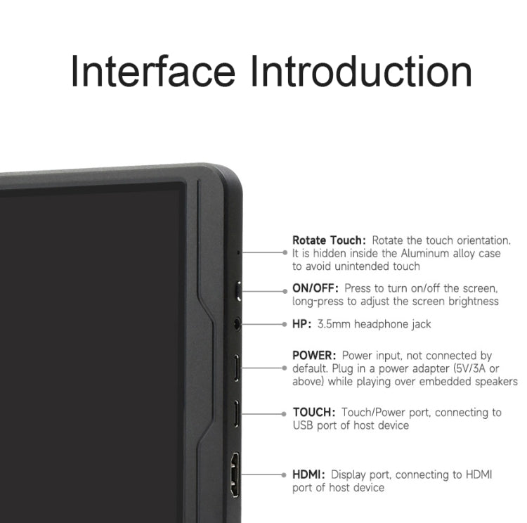 Waveshare 8 Inch 2K IPS 1536��2048 Optical Bonding Toughened Glass Panel Touch Display, Plug:US Plug - Modules Expansions Accessories by PMC TechLife | Online Shopping South Africa | PMC TechLife | Buy Now Pay Later Mobicred