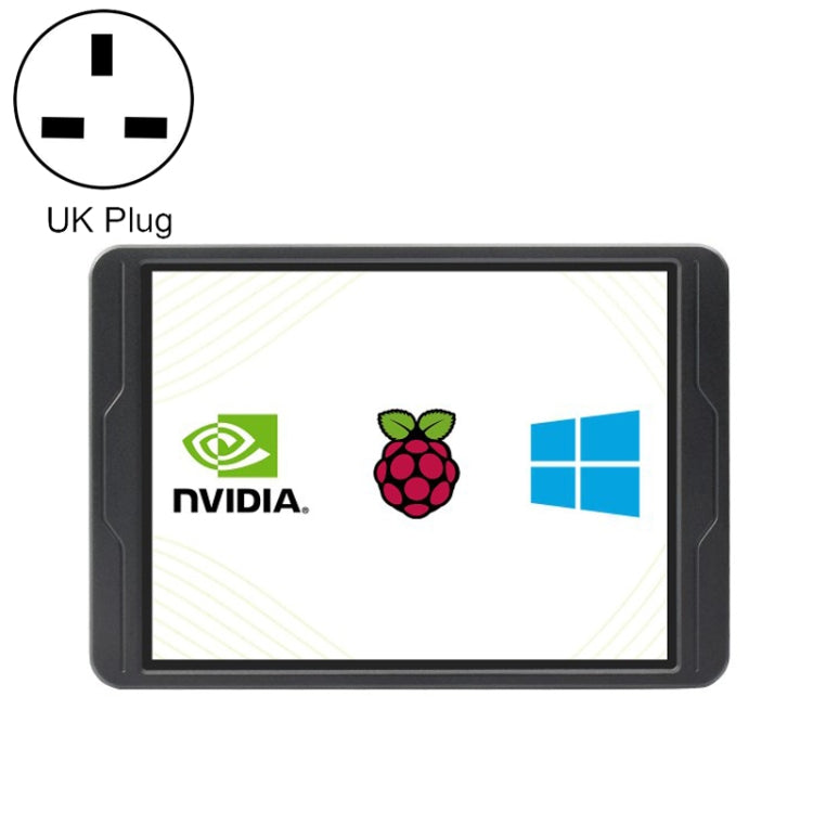 Waveshare 8 Inch 2K IPS 1536��2048 Optical Bonding Toughened Glass Panel Touch Display, Plug:UK Plug - Modules Expansions Accessories by PMC TechLife | Online Shopping South Africa | PMC TechLife | Buy Now Pay Later Mobicred