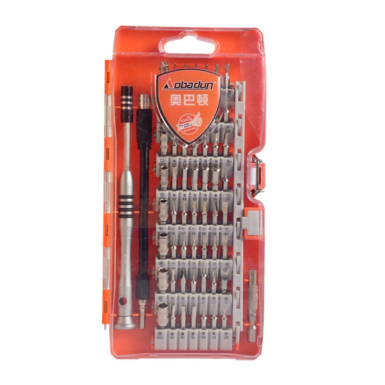 Obadun 9800 58 in 1 Screwdriver Set Manual CRV Batch Mobile Phone Disassembly Glasses Repair Tool(Orange) - Screwdriver Set by Obadun | Online Shopping South Africa | PMC TechLife | Buy Now Pay Later Mobicred
