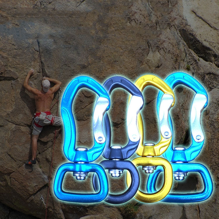 Rotating Ring Light Aluminum Alloy Mountaineering Hiking Fitness Pet Traction Safety Hook, Color and Style Random Delivery - Hooks by PMC TechLife | Online Shopping South Africa | PMC TechLife | Buy Now Pay Later Mobicred