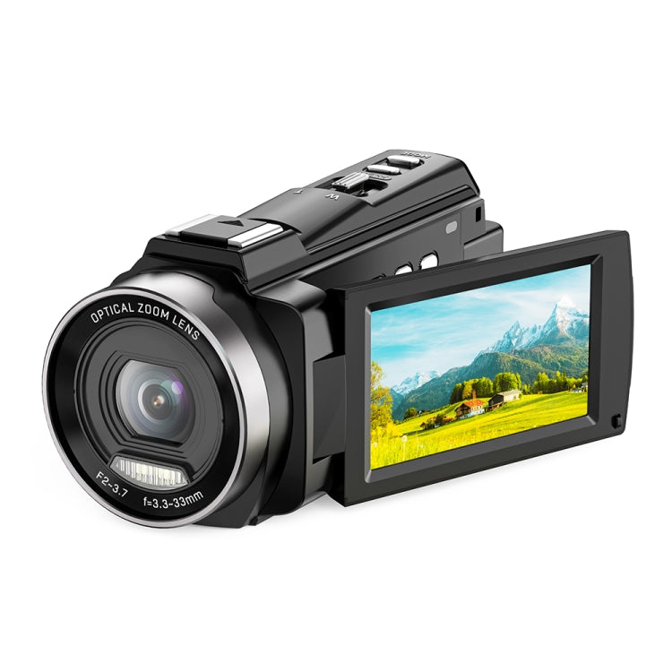HDV265K 5K 30FPS 3.0-Inch HD Digital 3X Optical Zoom Outdoor Sports DV Camera EU Plug(Black) - Video Cameras by PMC TechLife | Online Shopping South Africa | PMC TechLife | Buy Now Pay Later Mobicred