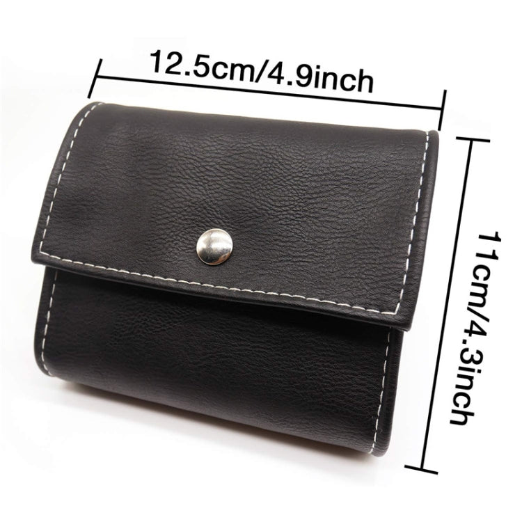 Notebook-Style 28-Compartment Portable Pill Box&Leather Bag(Brown) - free shipping - PMC TechLife - Order now!
