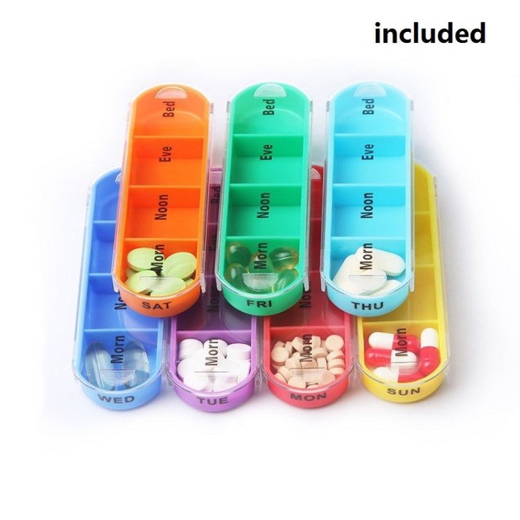 Notebook-Style 28-Compartment Portable Pill Box&Leather Bag(Brown) - free shipping - PMC TechLife - Order now!