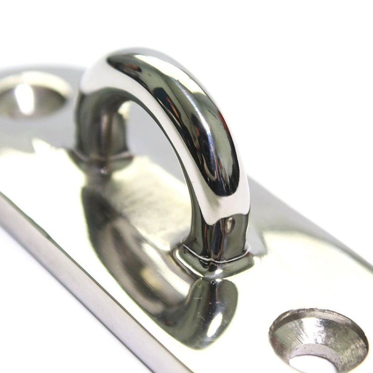 316 Stainless Steel Oval Boat Plate Seat Hand Rowing Boat Fixed Seat Accessories, Specification: 75mm - Marine Accessories & Parts by PMC TechLife | Online Shopping South Africa | PMC TechLife | Buy Now Pay Later Mobicred