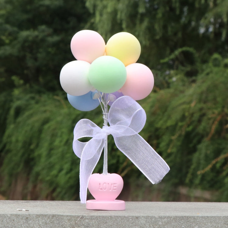 6 PCS Car Ornaments Love Balloon Personality Macaron Color Car Ornament(Colorful) - Ornaments by PMC TechLife | Online Shopping South Africa | PMC TechLife | Buy Now Pay Later Mobicred