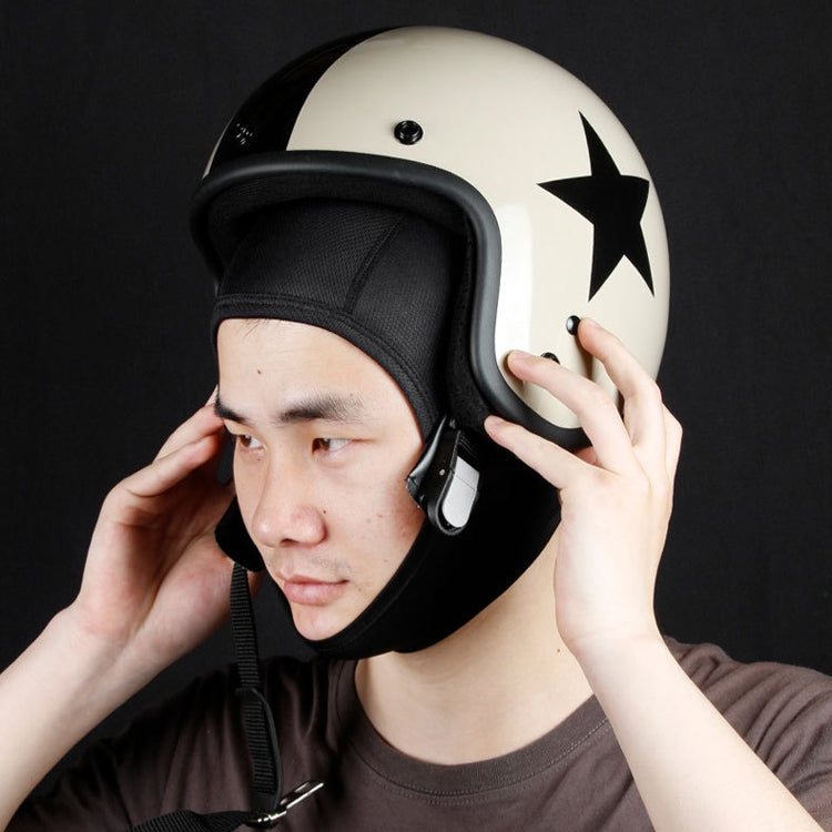 MTTT1040 Motorcycle Helmet Interior Cap Breathable Quick Dry Sunscreen Sweat-Absorbent Sports Head Cover, Size: L(Black) - Helmets by PMC TechLife | Online Shopping South Africa | PMC TechLife | Buy Now Pay Later Mobicred
