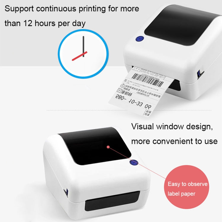 100mm Express Order Printer Thermal Self-adhesive Label Printing Machine, Style:IP486(US Plug) - Receipt Printers by PMC TechLife | Online Shopping South Africa | PMC TechLife | Buy Now Pay Later Mobicred
