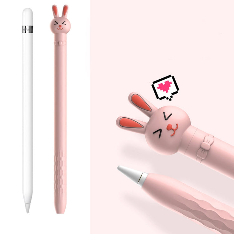 Cartoon Silicone Capacitive Pen Non-Slip And Anti-Drop Protective Cover For Apple Pencil 1(Rabbit) - Pencil Accessories by PMc TechLife | Online Shopping South Africa | PMc TechLife | Buy Now Pay Later Mobicred