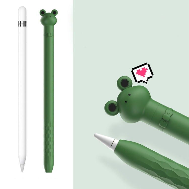 Cartoon Silicone Capacitive Pen Non-Slip And Anti-Drop Protective Cover For Apple Pencil 1( Frog) - free shipping - PMc TechLife - Order now!