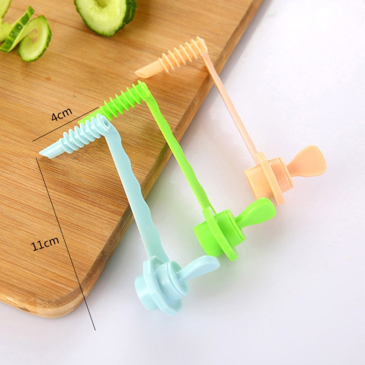 Carrot Spiral Slicer Vegetable Potato Cutter(Blue) - Cutter & Peeler by PMC TechLife | Online Shopping South Africa | PMC TechLife | Buy Now Pay Later Mobicred