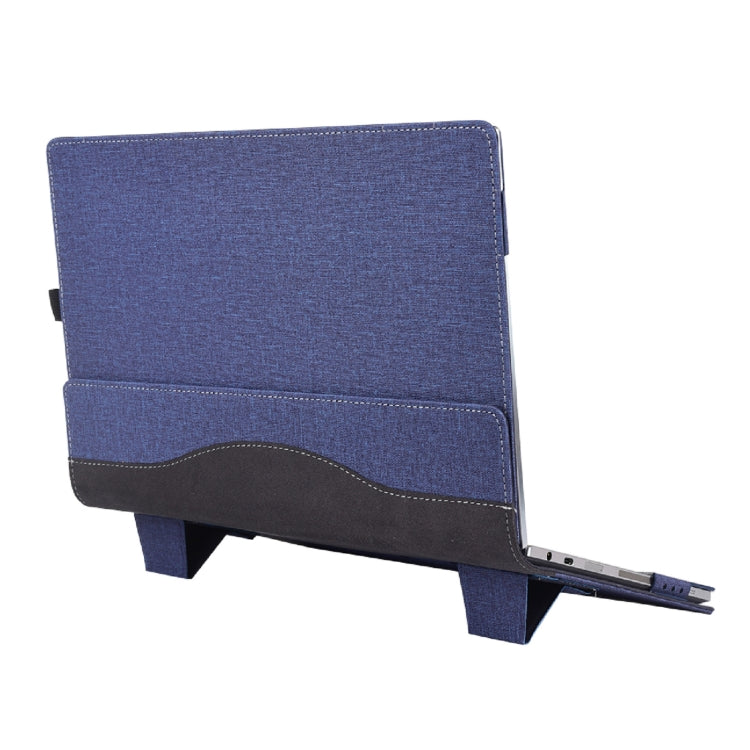 For Samsung Galaxy Book Pro 360 13.3 Inch Leather Laptop Anti-Fall Protective Case With Stand(Dark Blue) - free shipping - PMC Jewellery - Order now!