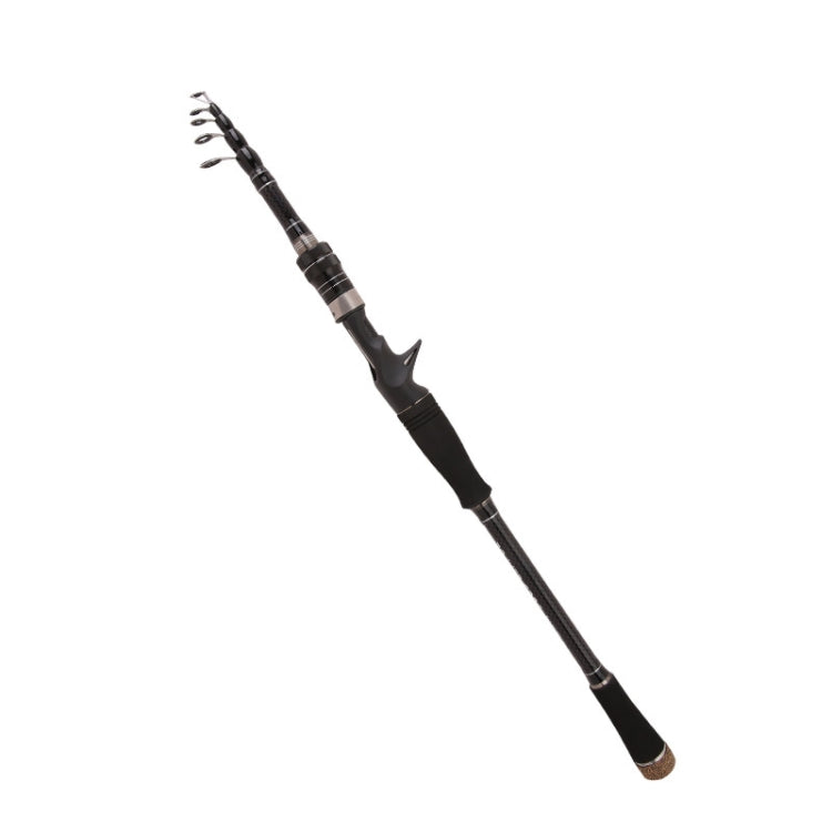 Carbon Telescopic Luya Rod Short Section Fishing Throwing Rod, Length: 2.1m(Curved Handle) - Fishing Rods & Accessories by PMC TechLife | Online Shopping South Africa | PMC TechLife | Buy Now Pay Later Mobicred