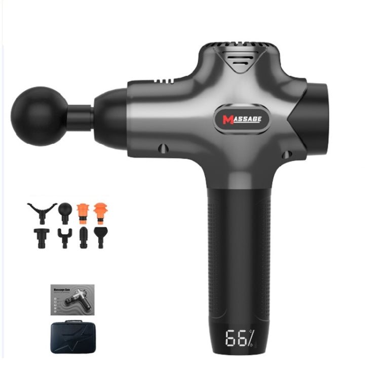 Y8-1 Fitness Massage Fascia Muscle Vibration Massager, Specification: Bright Gray(EU Plug) - free shipping - PMC TechLife - Order now!