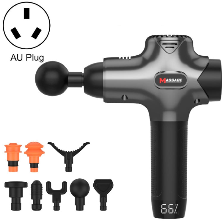 Y8-1 Fitness Massage Fascia Muscle Vibration Massager, Specification: Bright Gray(AU Plug) - free shipping - PMC TechLife - Order now!