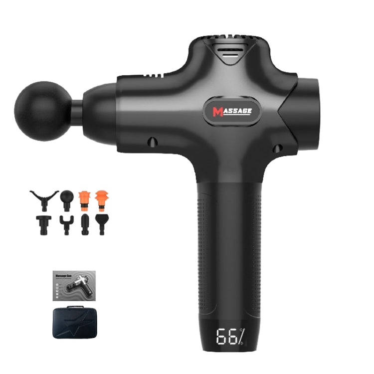 Y8-1 Fitness Massage Fascia Muscle Vibration Massager, Specification: Black(UK Plug) - free shipping - PMC TechLife - Order now!