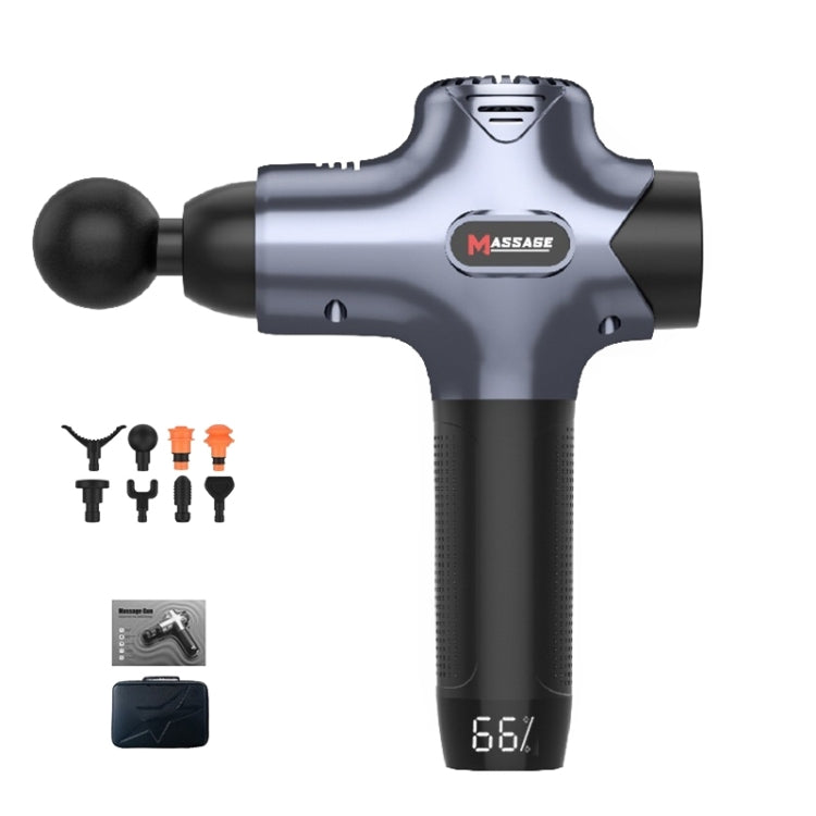 Y8-1 Fitness Massage Fascia Muscle Vibration Massager, Specification: Dark Blue(US Plug) - free shipping - PMC TechLife - Order now!