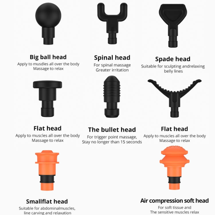 Y8-1 Fitness Massage Fascia Muscle Vibration Massager, Specification: Dark Blue(UK Plug) - free shipping - PMC TechLife - Order now!