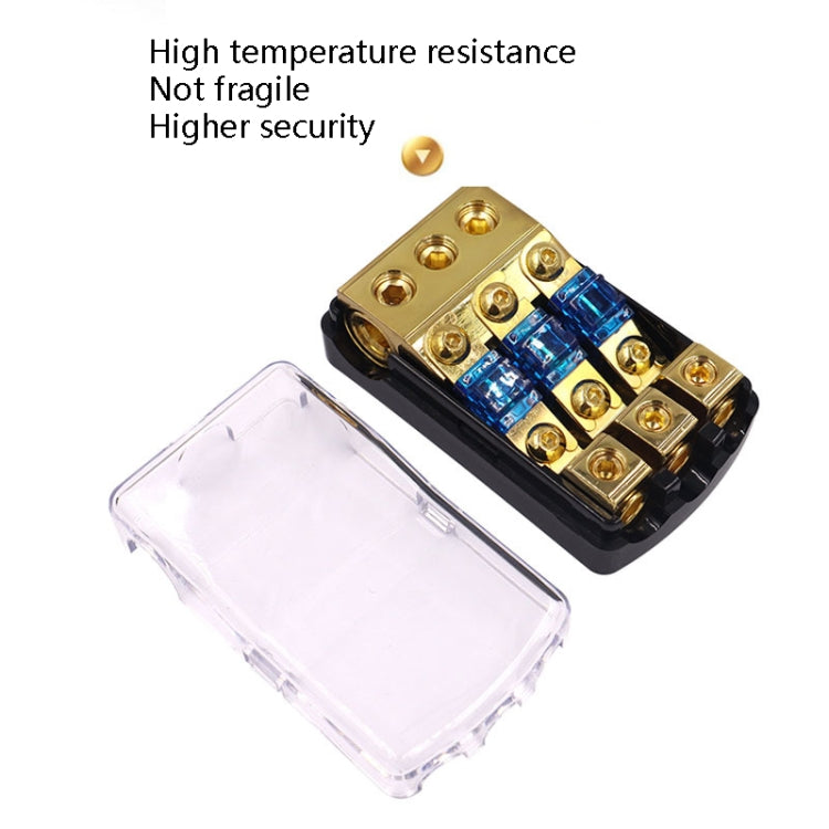 Car Audio Modification Fuse Holder Fuse Liner Fuse Splitter, Specification: 1 In 3 Out - Fuse by PMC TechLife | Online Shopping South Africa | PMC TechLife | Buy Now Pay Later Mobicred