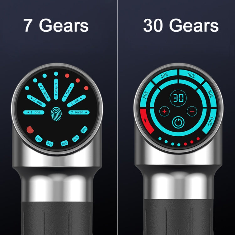 Y10 Fitness Massage Fascia Muscle Vibration Massager, Specification: 30 Gears Black(AU Plug) - free shipping - PMC TechLife - Order now!