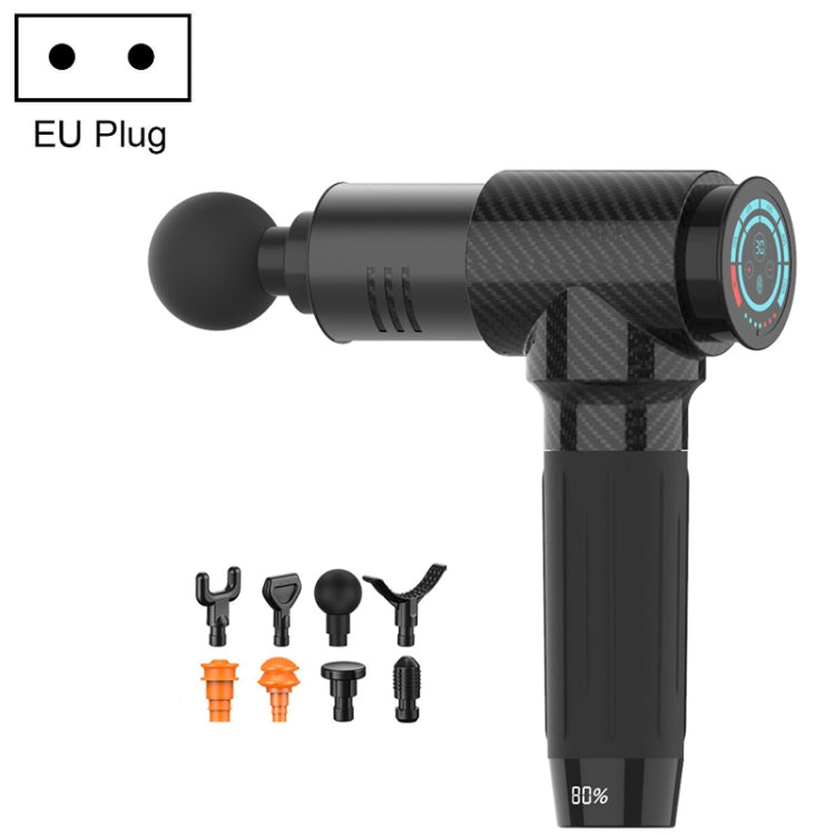 Y10 Fitness Massage Fascia Muscle Vibration Massager, Specification: 30 Gears Carbon Fiber(EU Plug) - free shipping - PMC TechLife - Order now!