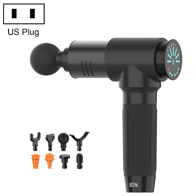 Y10 Fitness Massage Fascia Muscle Vibration Massager, Specification: 7 Gears Black(US Plug) - free shipping - PMC TechLife - Order now!