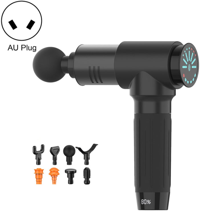 Y10 Fitness Massage Fascia Muscle Vibration Massager, Specification: 7 Gears Black(AU Plug) - free shipping - PMC TechLife - Order now!