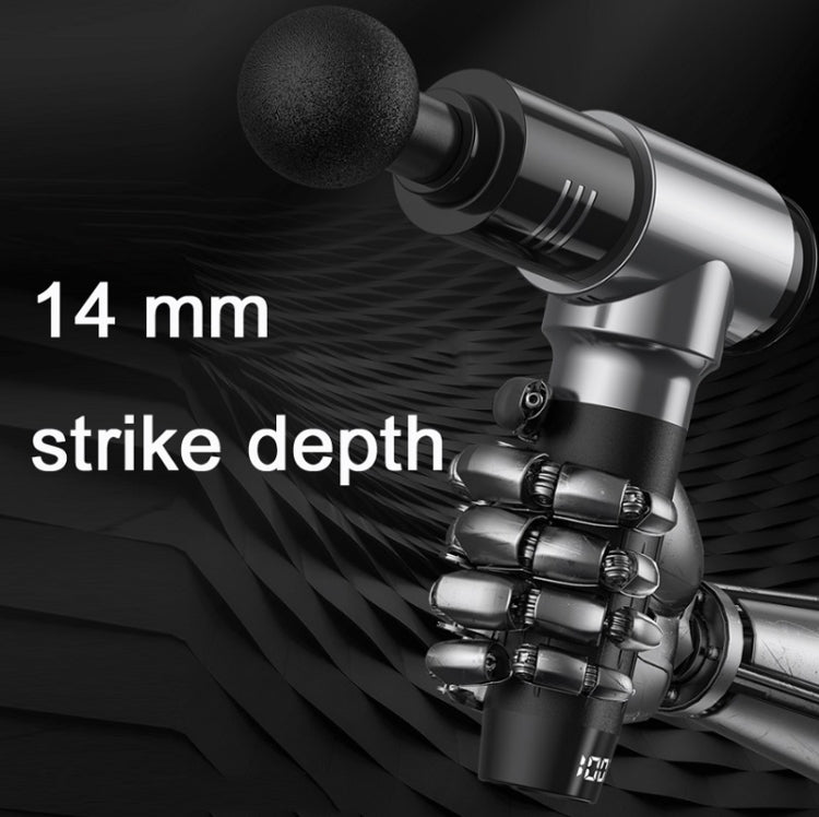 Y10 Fitness Massage Fascia Muscle Vibration Massager, Specification: 7 Gears Black(US Plug) - free shipping - PMC TechLife - Order now!