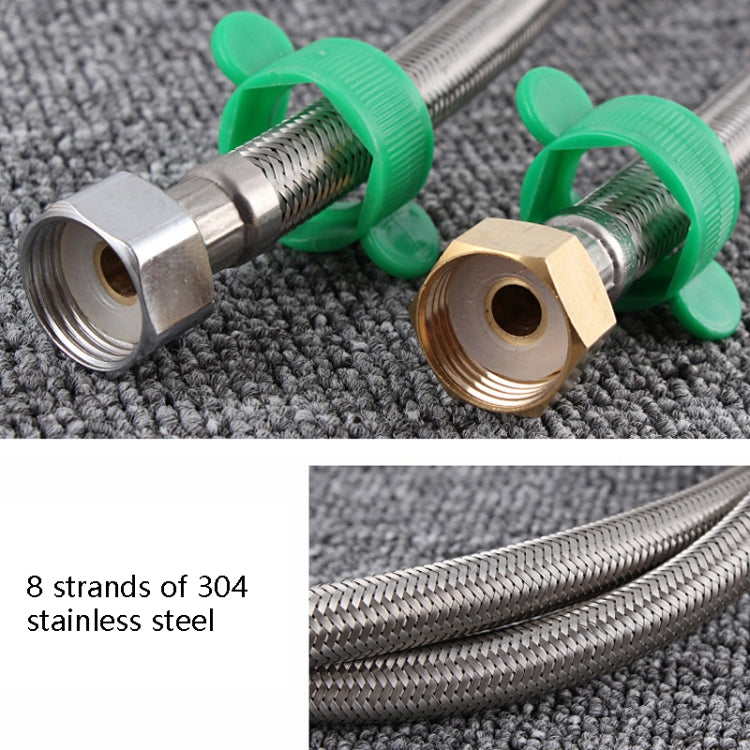 60cm Copper Hat 304 Stainless Steel Metal Knitting Hose Toilet Water Heater Hot And Cold Water High Pressure Pipe 4/8 Inch DN15 Connecting Pipe - free shipping - PMC TechLife - Order now!