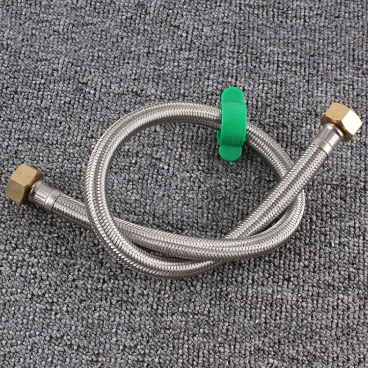 1m Copper Hat 304 Stainless Steel Metal Knitting Hose Toilet Water Heater Hot And Cold Water High Pressure Pipe 4/8 Inch DN15 Connecting Pipe - free shipping - PMC TechLife - Order now!