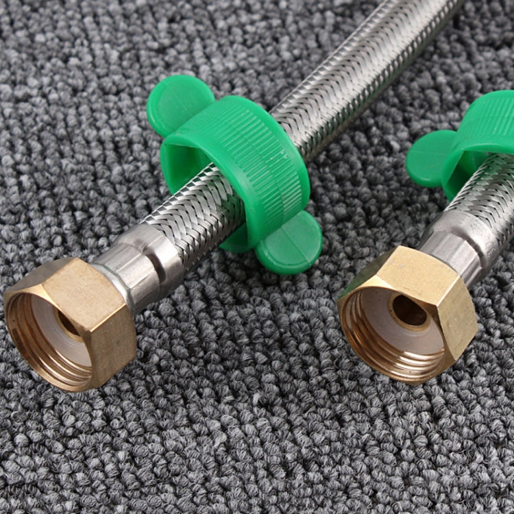 2m Copper Hat 304 Stainless Steel Metal Knitting Hose Toilet Water Heater Hot And Cold Water High Pressure Pipe 4/8 Inch DN15 Connecting Pipe - free shipping - PMC TechLife - Order now!