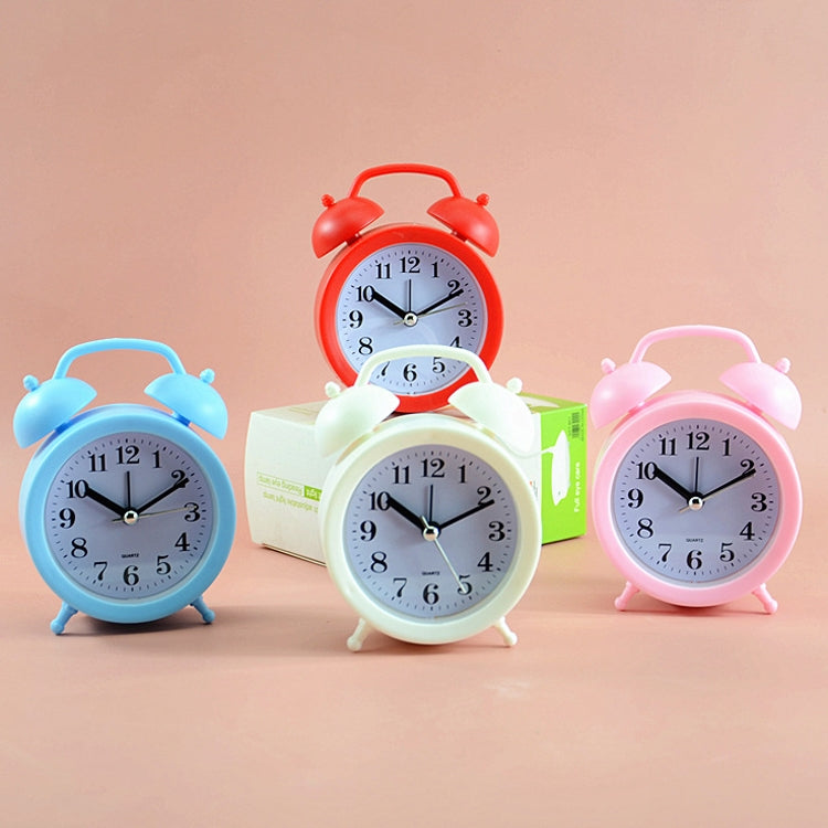2 PCS Student Bed Small Alarm Clock Desk Alarm Clock(Pink) - Alarm Clocks by PMc TechLife | Online Shopping South Africa | PMc TechLife | Buy Now Pay Later Mobicred
