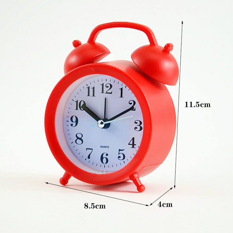 2 PCS Student Bed Small Alarm Clock Desk Alarm Clock(Beige) - Alarm Clocks by PMc TechLife | Online Shopping South Africa | PMc TechLife | Buy Now Pay Later Mobicred