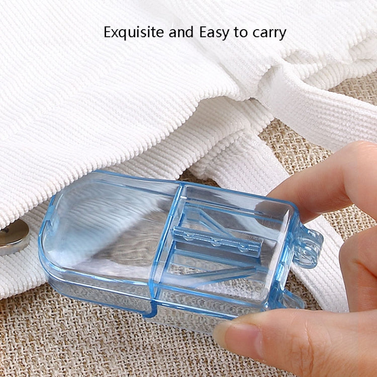 2pcs R8335 Transparent Medicine Cutter Food Grade Plastic Split Cartridge Pill Separator(Black) - free shipping - PMC TechLife - Order now!