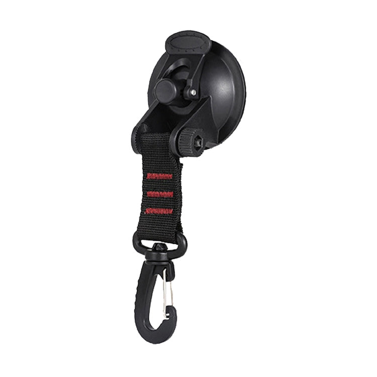 3 PCS Car Tent Suction Cup Home Users Outside Travel Portable Suction Cup Hook Round Carabiner(Red) - Tents & Accessories by PMC TechLife | Online Shopping South Africa | PMC TechLife | Buy Now Pay Later Mobicred