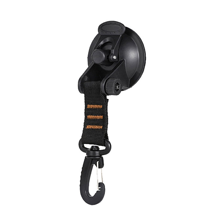 3 PCS Car Tent Suction Cup Home Users Outside Travel Portable Suction Cup Hook Round Carabiner(Orange) - Tents & Accessories by PMC TechLife | Online Shopping South Africa | PMC TechLife | Buy Now Pay Later Mobicred