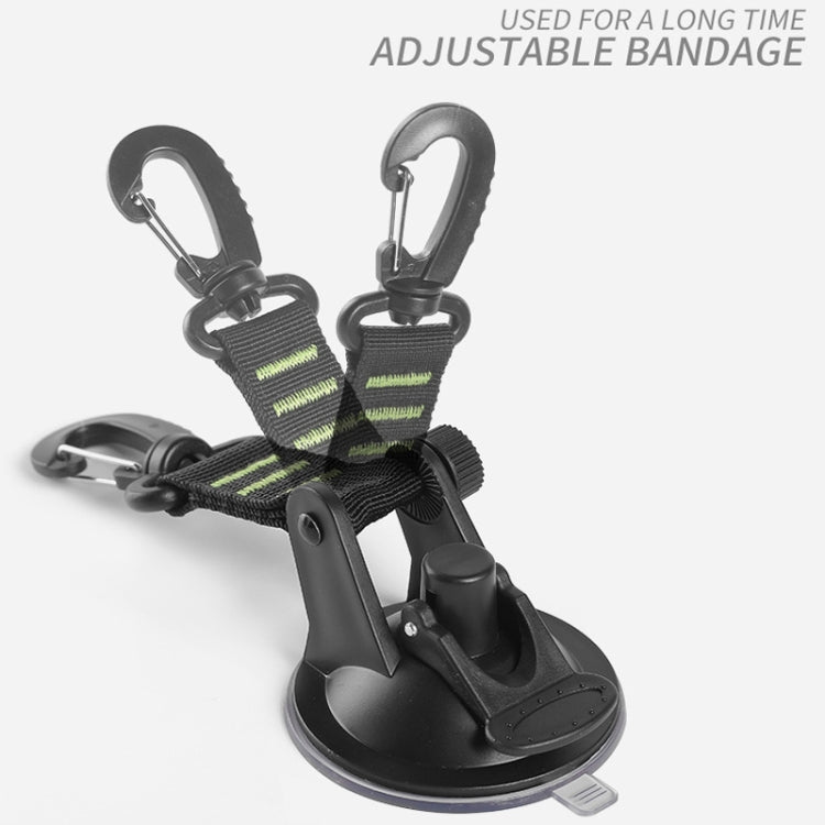 3 PCS Car Tent Suction Cup Home Users Outside Travel Portable Suction Cup Hook Round Carabiner(Orange) - Tents & Accessories by PMC TechLife | Online Shopping South Africa | PMC TechLife | Buy Now Pay Later Mobicred