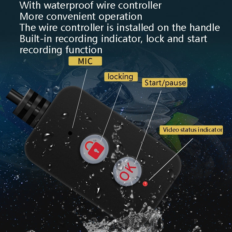 MT35B 1080P Waterproof HD Motorcycle Driving Recorder Mobile Phone Interconnection Locomotive Recorder - Electrical Instruments by PMC TechLife | Online Shopping South Africa | PMC TechLife | Buy Now Pay Later Mobicred