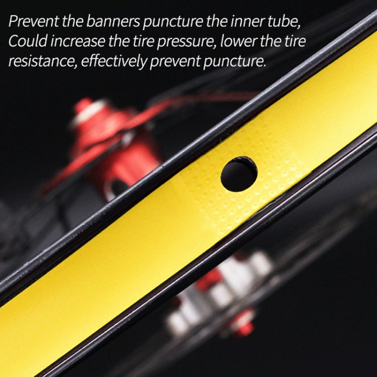 10 PCS Road Mountain Bike Anti-Stab Tire Pad Bicycle Wheel Set PVC Spoke Lining Tape, Colour: Red(26inch x 18mm) - Others by PMc TechLife | Online Shopping South Africa | PMc TechLife | Buy Now Pay Later Mobicred