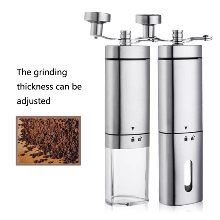 Household Stainless Steel Hand-Cranked Coffee Machine Grinder(Stainless Steel Model) - free shipping - PMC TechLife - Order now!