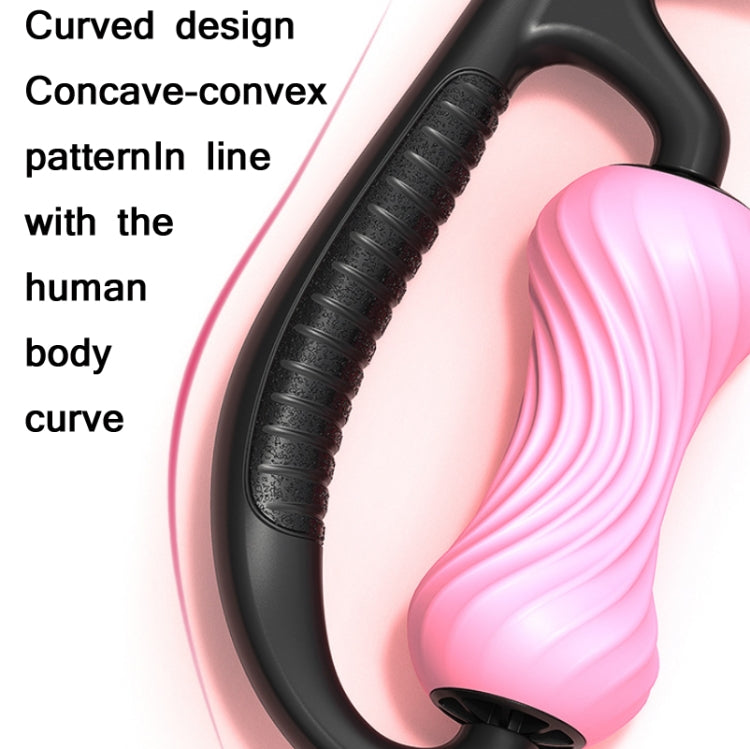 MIKE Loop Leg Roller Massager Muscle Spiral Line Relaxation Yoga Foam Roller(Girl Pink) - free shipping - PMC TechLife - Order now!