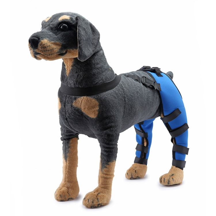 Pet Dog Leg Knee Guard Surgery Injury Protective Cover, Size: M(Blue) - Protective & Protection by PMC TechLife | Online Shopping South Africa | PMC TechLife | Buy Now Pay Later Mobicred