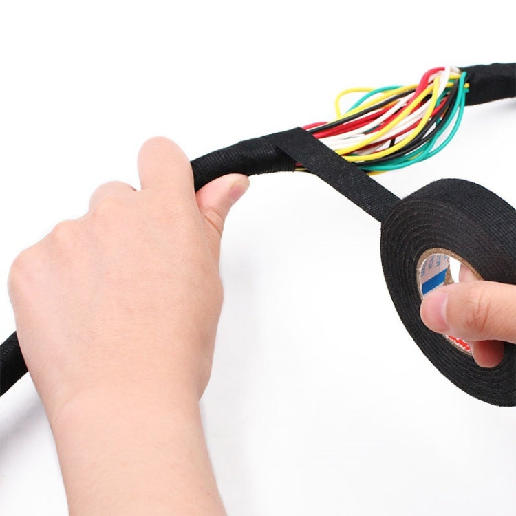 Automotive Wiring Harness Flannel Tape High Temperature Resistant And Waterproof Wire And Cable Insulation Tape, Size: 9mm x 15m - free shipping - PMC TechLife - Order now!