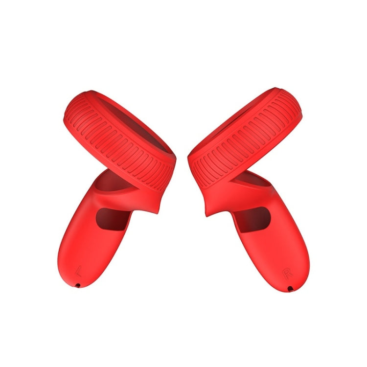 VR Handle Silicone Non-slip Drop Resistant Protective Cver For Meta Quest(Red) - VR Accessories by PMC TechLife | Online Shopping South Africa | PMC TechLife | Buy Now Pay Later Mobicred