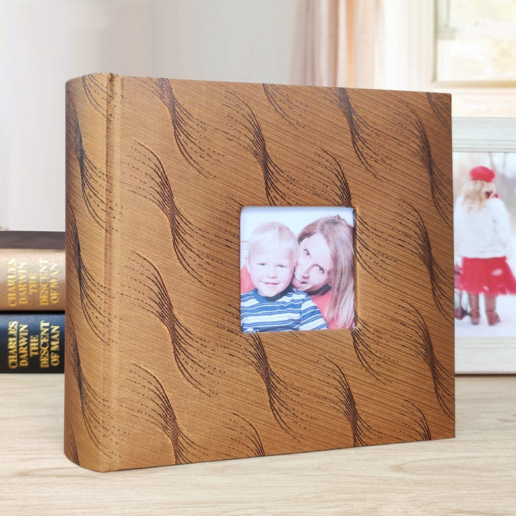 4R 6 Inch 200 Sheets Cloth Photo Album Baby Growth Memorial Album Interstitial Album(Golden) - Photo Albums & Photo Frames by PMc TechLife | Online Shopping South Africa | PMc TechLife | Buy Now Pay Later Mobicred