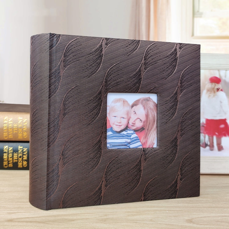 4R 6 Inch 200 Sheets Cloth Photo Album Baby Growth Memorial Album Interstitial Album(Black-brown) - free shipping - PMc TechLife - Order now!