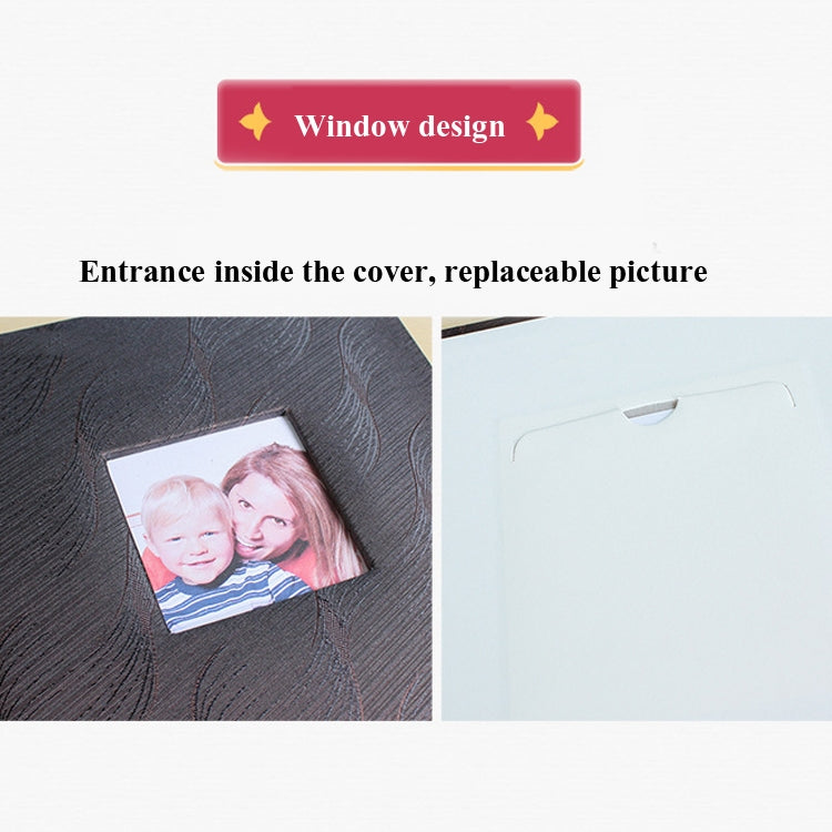 4R 6 Inch 200 Sheets Cloth Photo Album Baby Growth Memorial Album Interstitial Album(Golden) - Photo Albums & Photo Frames by PMc TechLife | Online Shopping South Africa | PMc TechLife | Buy Now Pay Later Mobicred