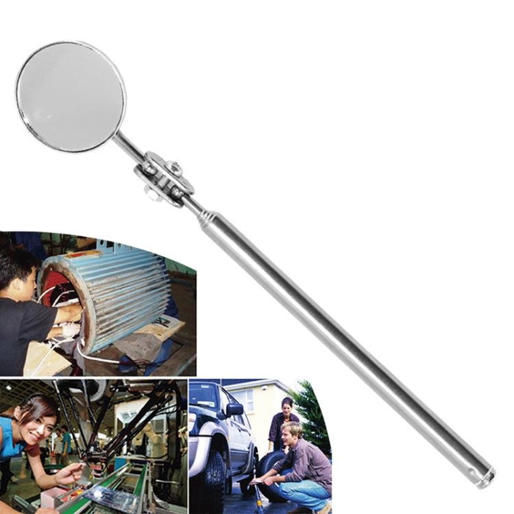 Car Repair Detection Mirror Universal Folding Telescopic Mirror Welding Chassis Inspection Mirror, Model: Purple Handle 50mm - Inspection Tools by PMC TechLife | Online Shopping South Africa | PMC TechLife | Buy Now Pay Later Mobicred