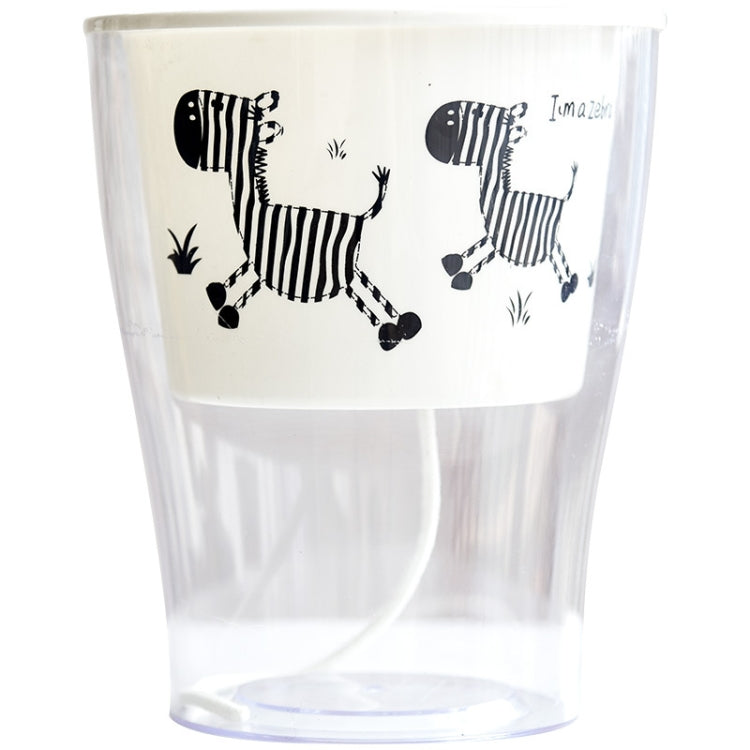 Fully Transparent Hydroponic Flower Pots Water Level Visible Non-Broken Glue Self-Absorbent Plastic Flower Pots, Size: W03 Caliber 11cm(Full Transparent Zebra Pattern) - Flower Pots & Planters by PMc TechLife | Online Shopping South Africa | PMc TechLife | Buy Now Pay Later Mobicred