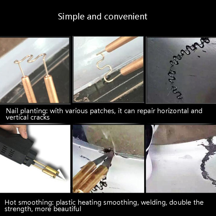 500pcs /Pack Auto Bumper Plastic Repair Welding Machine Hot Melt Plastic Welding Tool Welding Wire Patch, Style: Patch 10 0.8mm - Trunk & Bumper Accessories by PMC TechLife | Online Shopping South Africa | PMC TechLife | Buy Now Pay Later Mobicred