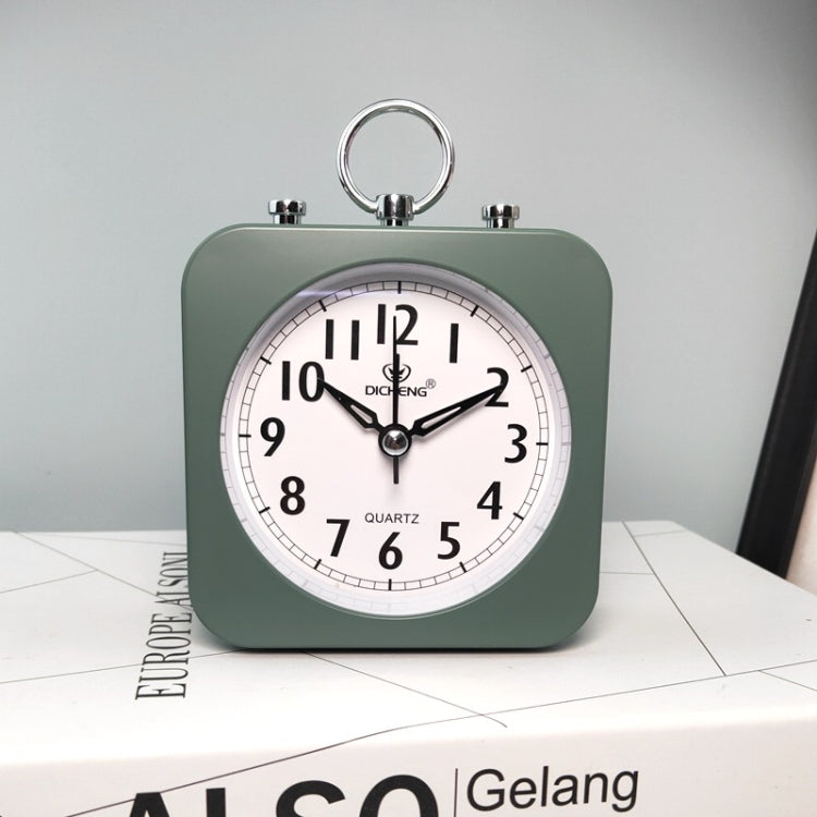 Lazy Silent Small Alarm Clock Office Home Desktop Clock(Green) - free shipping - PMc TechLife - Order now!
